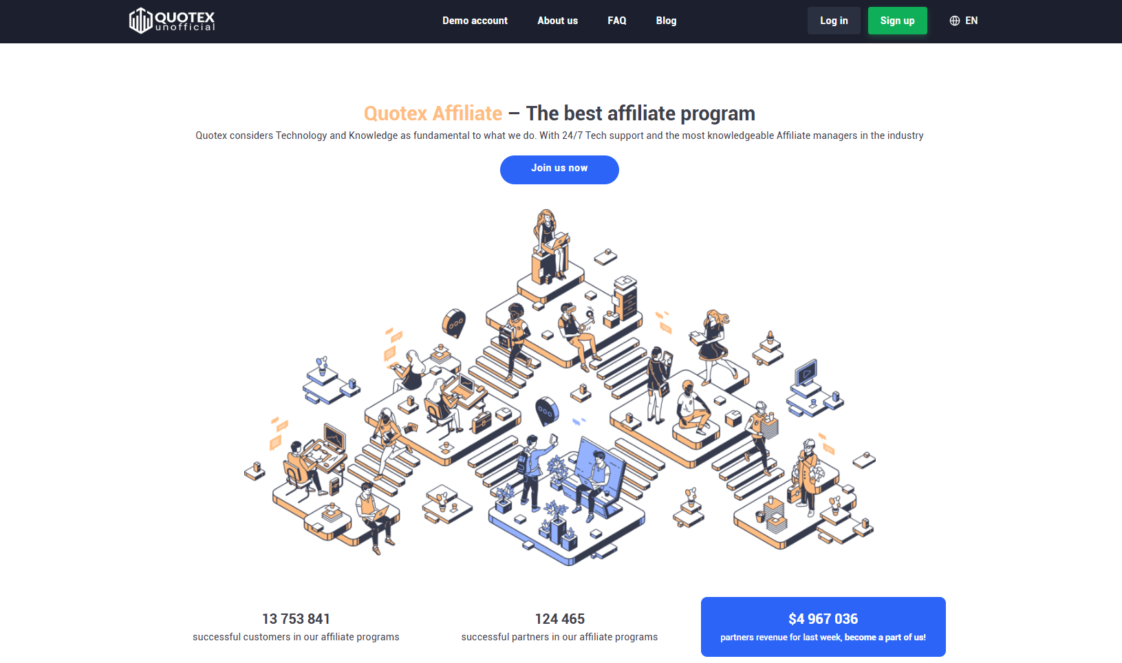 Programme d'affiliation Quotex